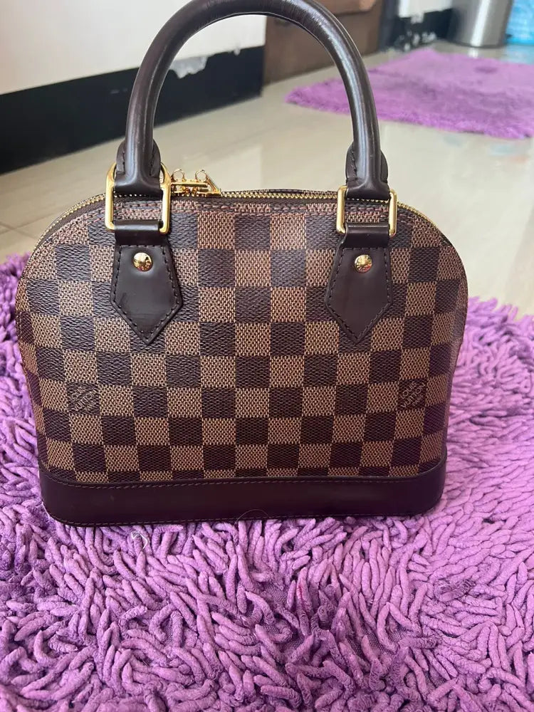 Louis Vuitton Alma Bb Damier Ebene 2019 Shoulder Bag