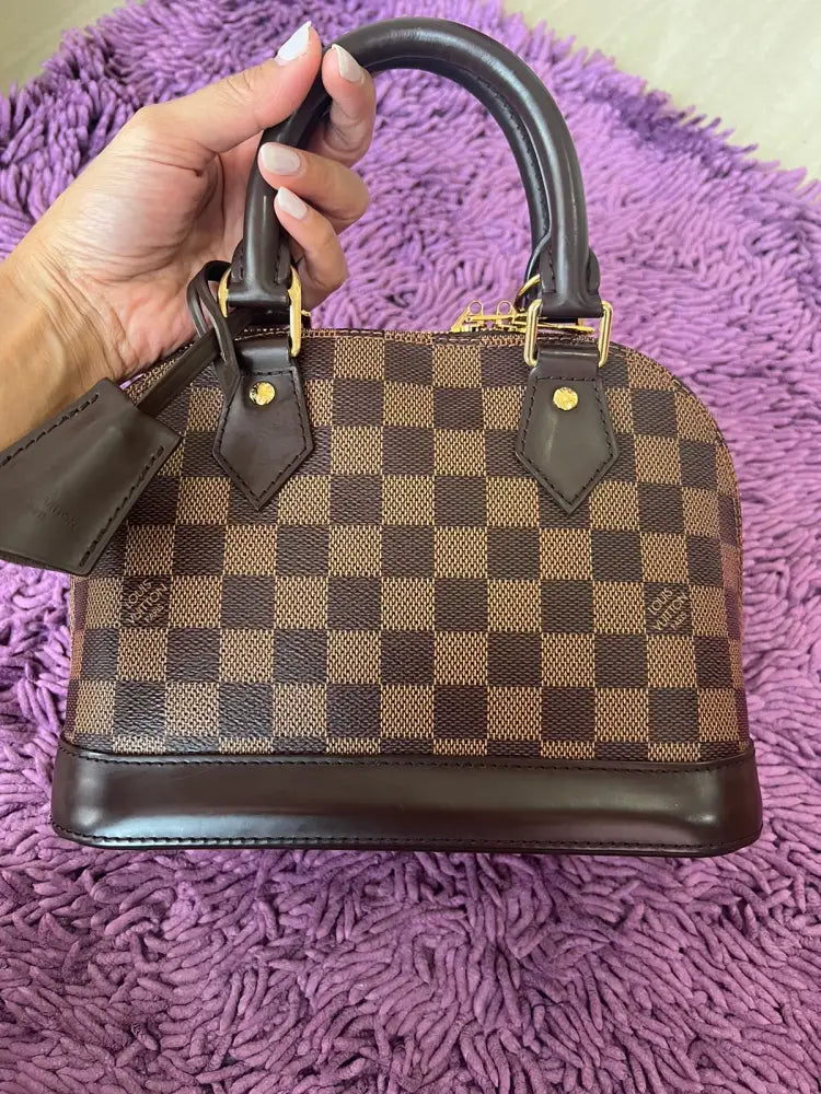 Louis Vuitton Alma Bb Damier Ebene 2019 Shoulder Bag