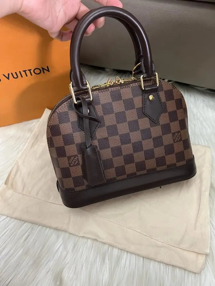 Louis Vuitton Alma Bb Damier Ebene 2019 Shoulder Bag