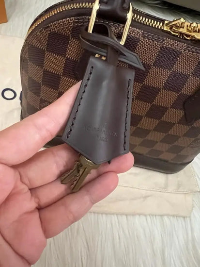 Louis Vuitton Alma Bb Damier Ebene 2019 Shoulder Bag