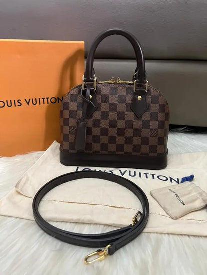 Louis Vuitton Alma Bb Damier Ebene 2019 Shoulder Bag