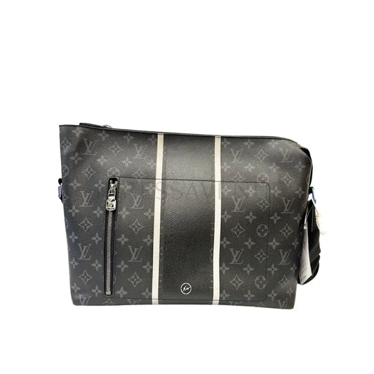 Louis Vuitton Apollo Messenger Eclipse Fragment Shoulder Bag Black