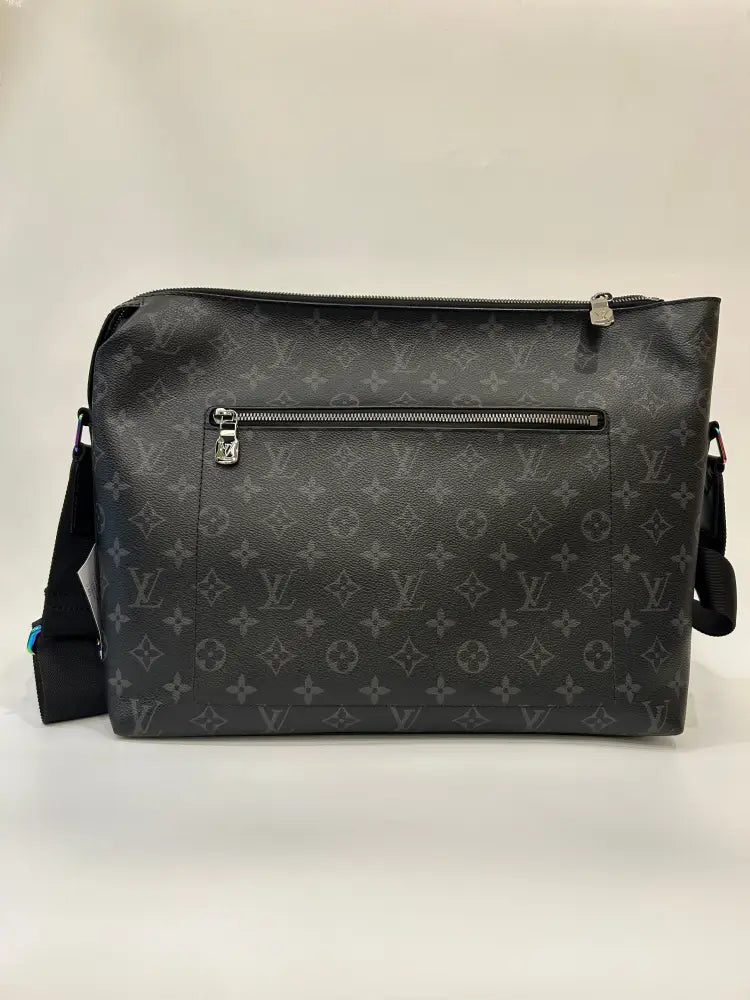 Louis Vuitton Apollo Messenger Eclipse Fragment Shoulder Bag Black