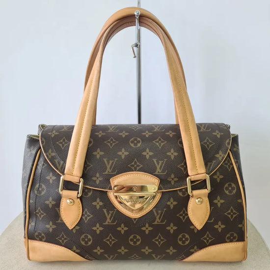 Louis Vuitton Beverly Satchel Monogram Shoulder Bag Ghw Bag