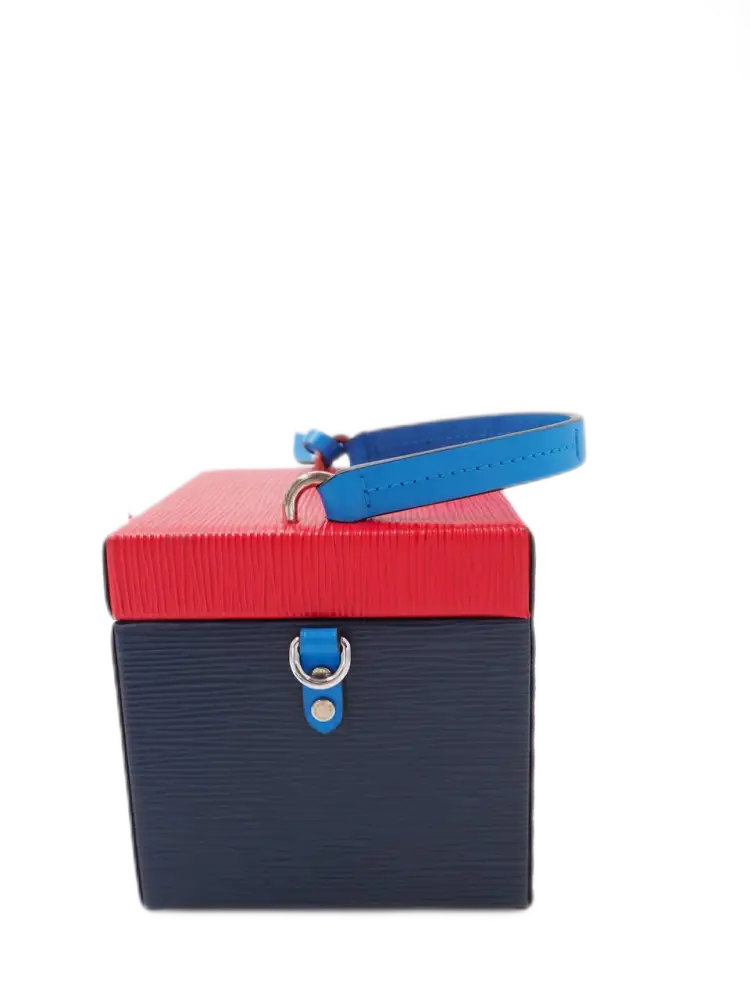 Louis Vuitton Bleecker Box Red Blue Mini Bag