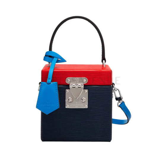 Louis Vuitton Bleecker Box Red Blue Mini Bag