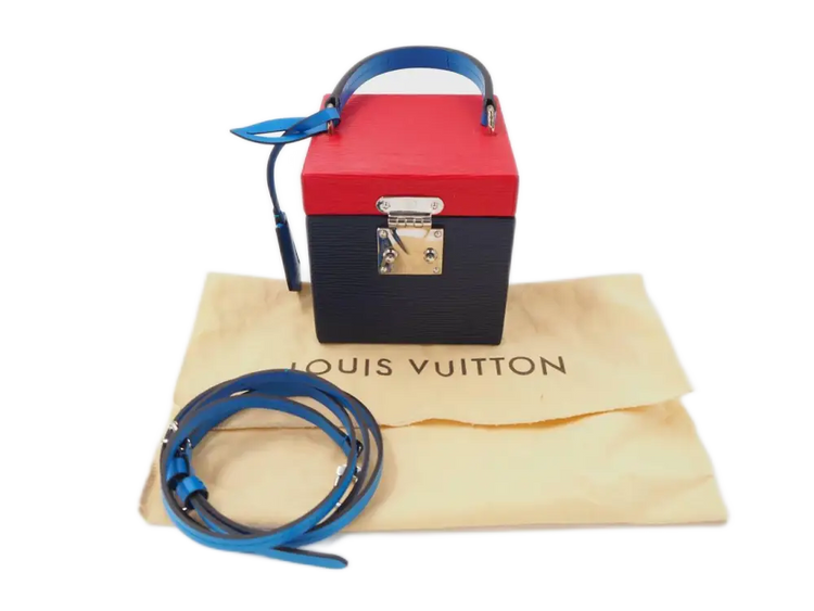 Louis Vuitton Bleecker Box Red Blue Mini Bag