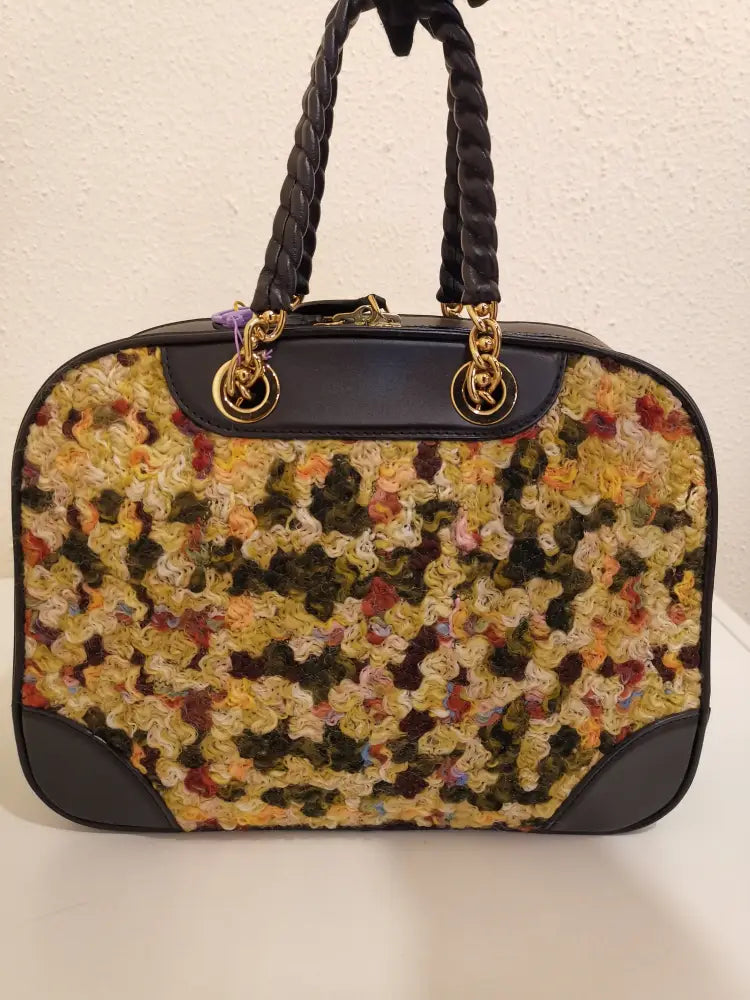 Louis Vuitton Bowling Vanity Tweed Multicolor Ghw (2014) Shoulder Bag