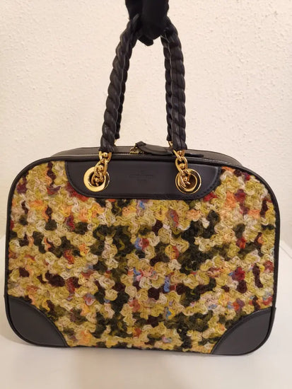 Louis Vuitton Bowling Vanity Tweed Multicolor Ghw (2014) Shoulder Bag