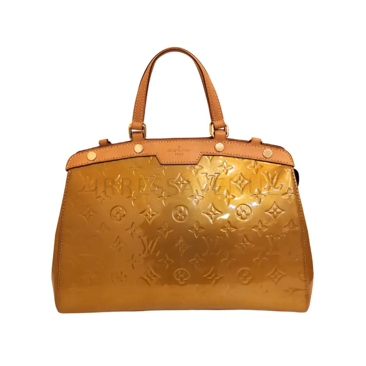 Louis Vuitton Brea Gold Vernis Mm (2012) Handbag