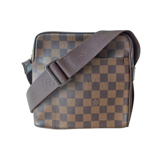 Louis Vuitton Damier Ebene Olaf Messenger Bag Crossbody