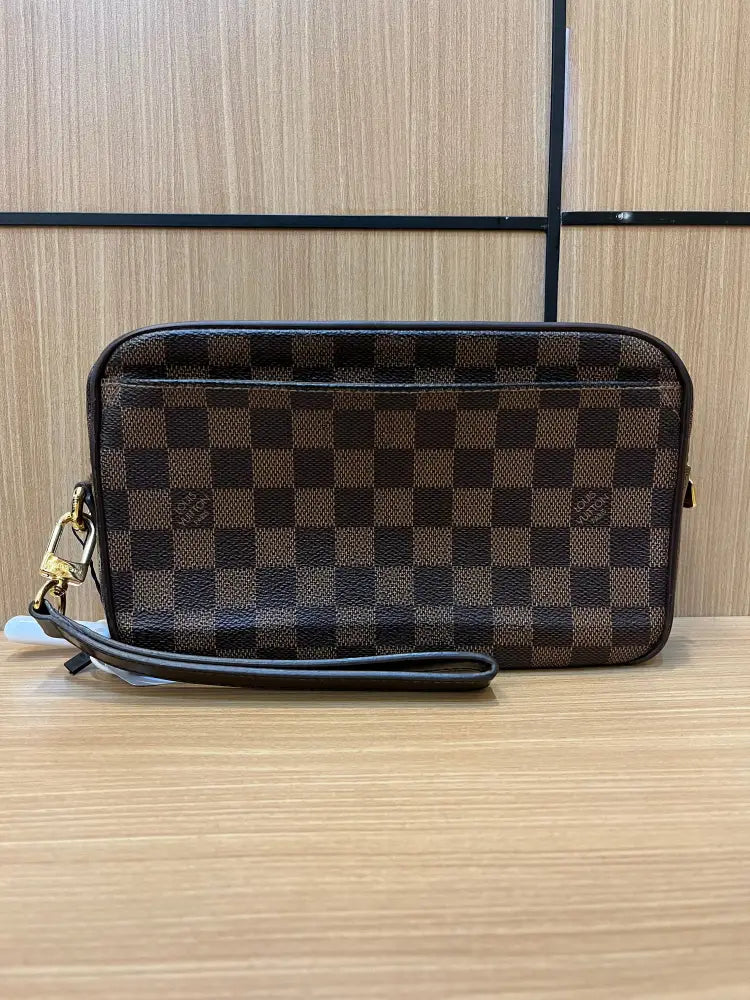 Louis Vuitton Clutch Brown Pouch &