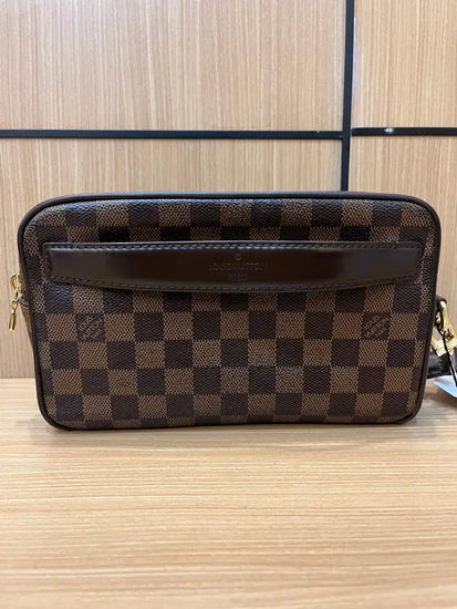 Louis Vuitton Clutch Brown Pouch &