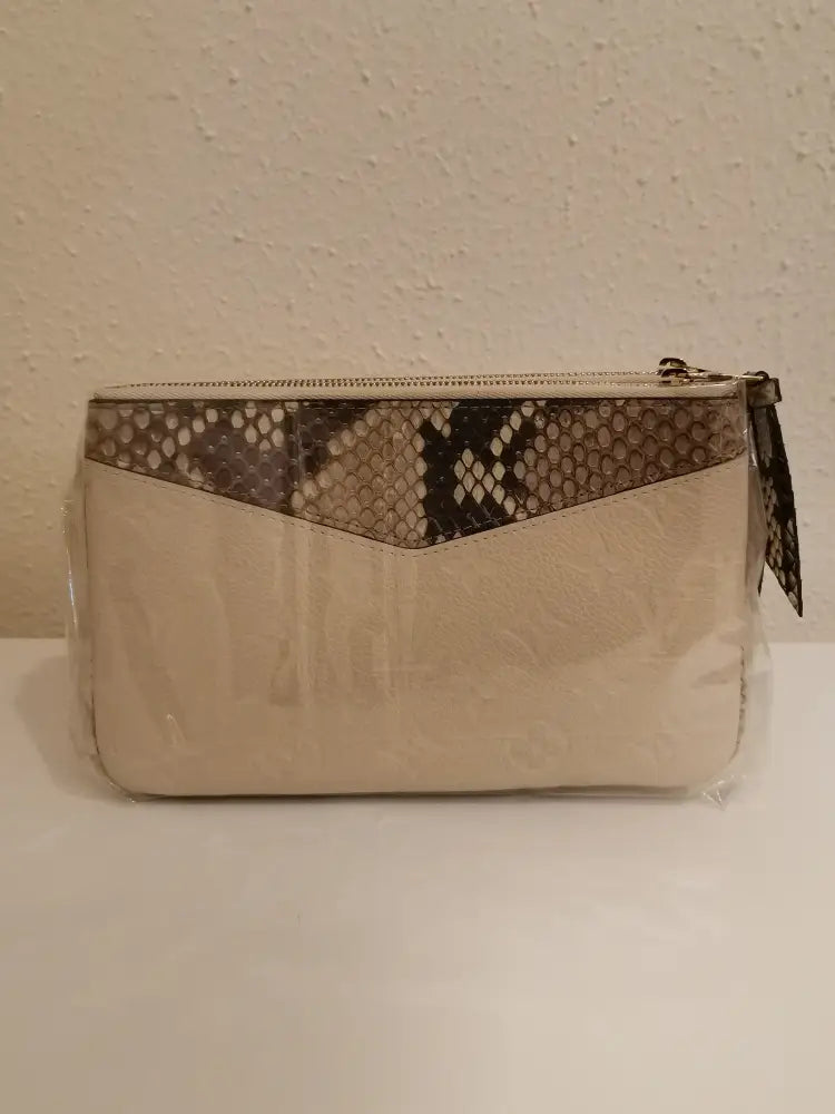 Louis Vuitton Double Zip Pochette Python (2019) Crossbody Bag