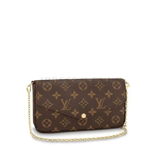 Louis Vuitton Felicie Brown Crossbody Bag