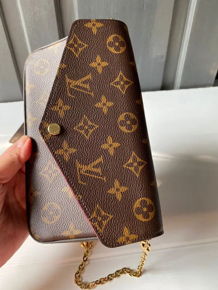 Louis Vuitton Felicie Brown Crossbody Bag