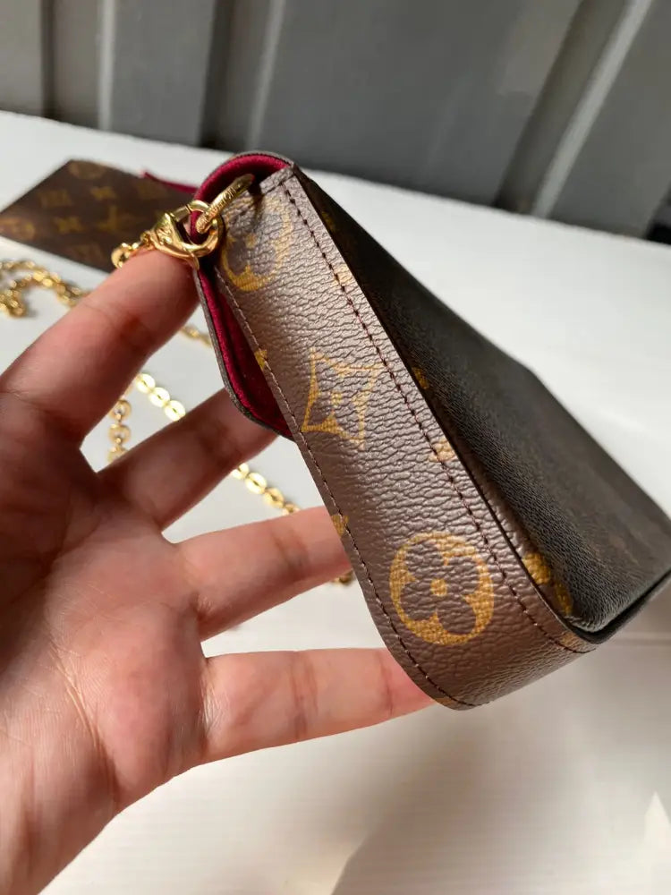 Louis Vuitton Felicie Brown Crossbody Bag