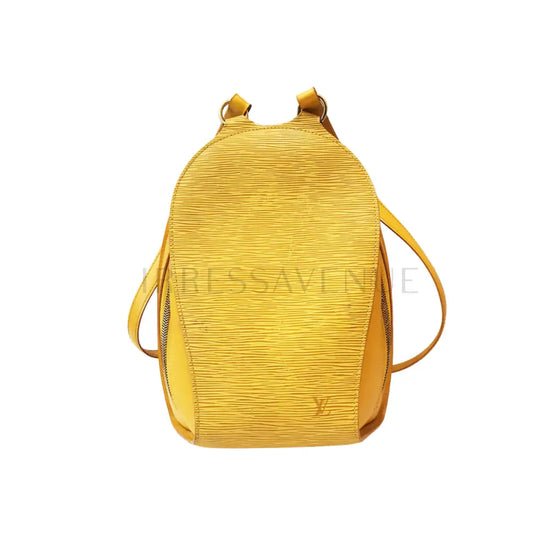 Louis Vuitton Gobelms Vintage BackPack Yellow Epi Leather
