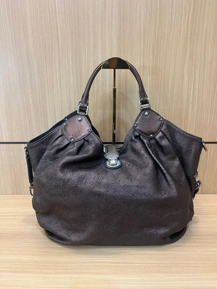 Louis Vuitton Mahina Hobo Bronze 2008 Shoulder Bag