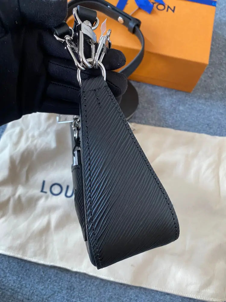 Louis Vuitton Marellini Epi Leather In Black 2023 Crossbody Bag