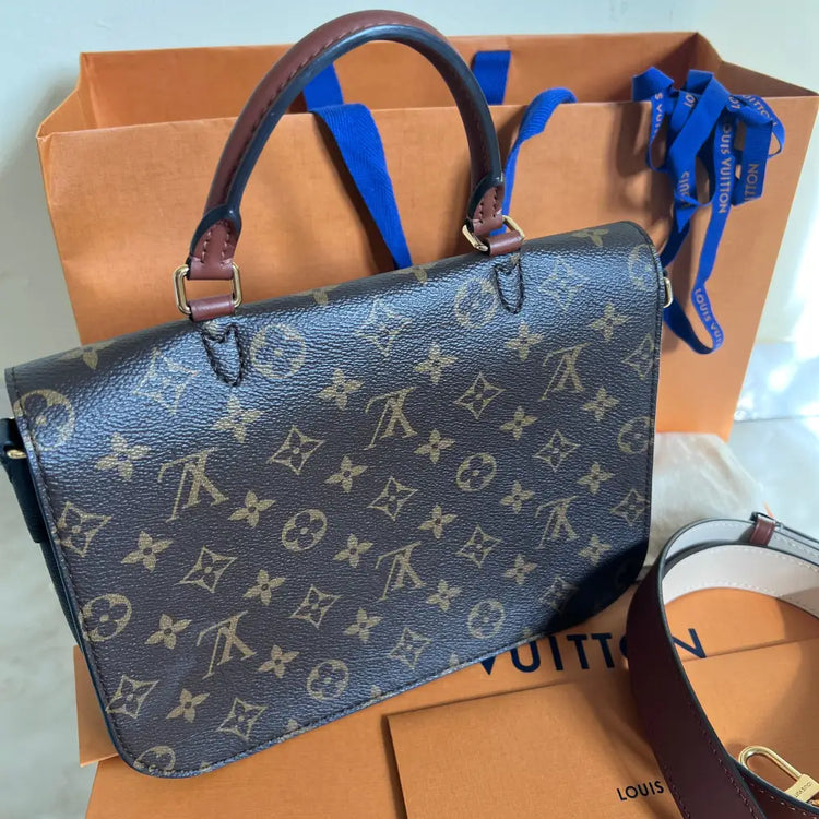 Louis Vuitton Monogram Vaugirard Bag Black Crossbody