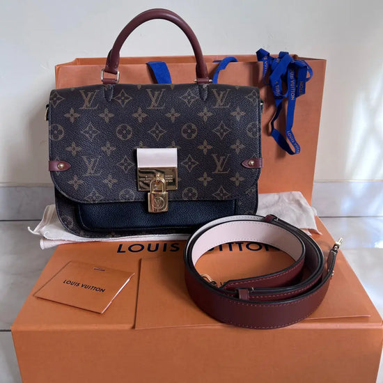 Louis Vuitton Monogram Vaugirard Bag Black Crossbody