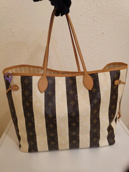 Louis Vuitton Neverfull Gm Rayure (2011) Shoulder Bag