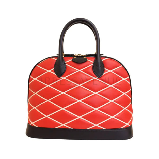 Louis Vuitton Red Malletahe Pm Ghw (2015) Handbag