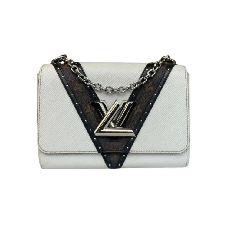 Louis Vuitton Twist Mm Epi Monogram White 2018 Crossbody Bag