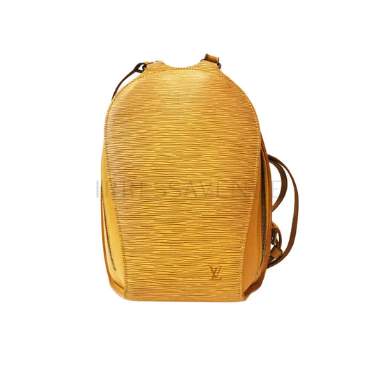 Louis Vuitton Vintage Epi Cannes Backpack Yellow