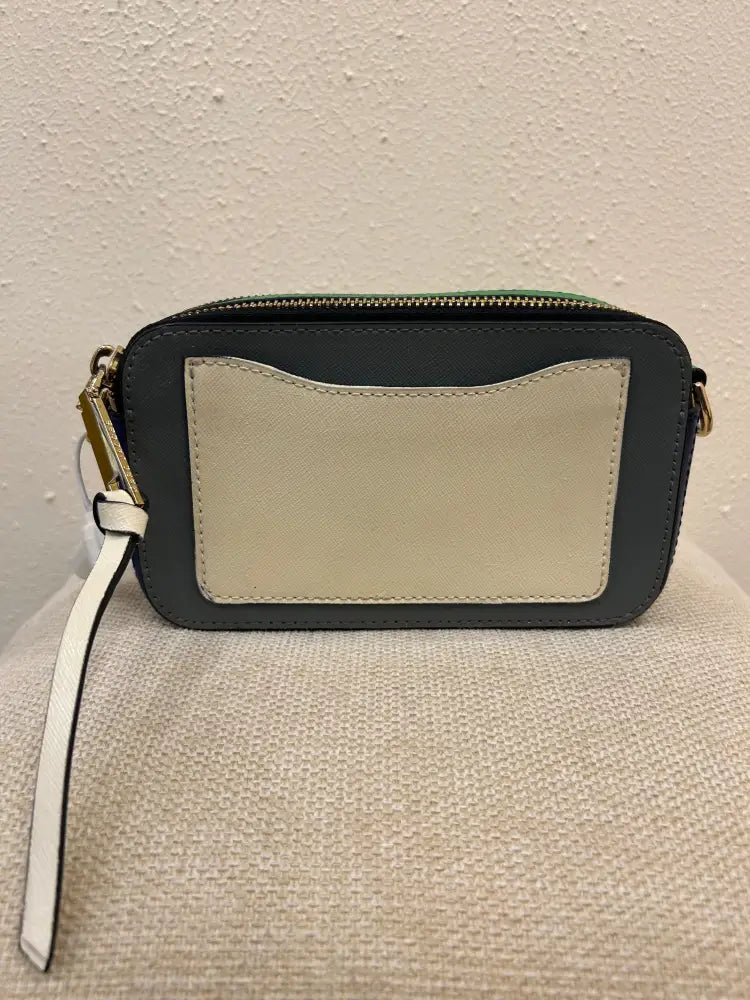 Marc Jacobs Camera Snapshoot Grey/Green/Navy Crossbody Bag