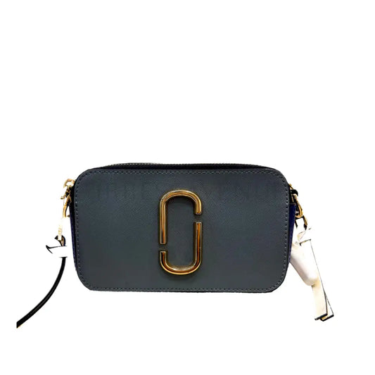 Marc Jacobs Camera Snapshoot Grey/Green/Navy Crossbody Bag