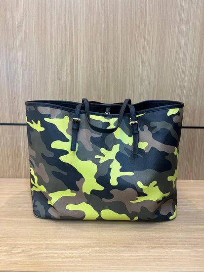 Michael Kors Camo Jet Set Tote Shoulder/Top Handle/ Bag