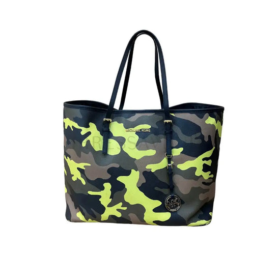 Michael Kors Camo Jet Set Tote Shoulder/Top Handle/ Bag