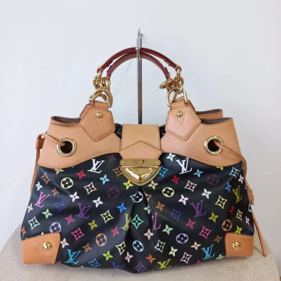 Monogram Multicolor Black Ursula Tote Bag