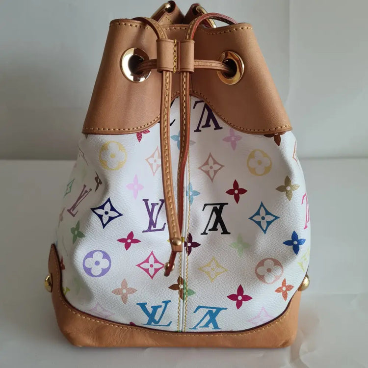 Monogram Multicolor White Ursula Tote Bag Crossbody