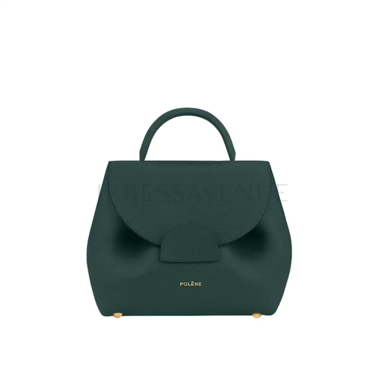 Polene Numero Un Nano Green Handbag