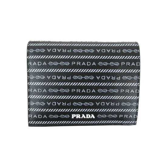 Prada Compact Wallet Black 2019