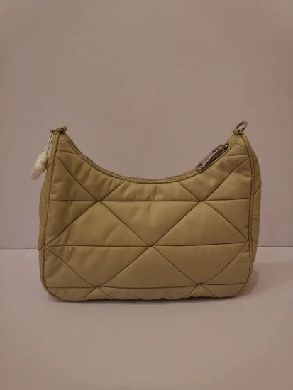 Prada Re - Edition Quilted Multi Pochette Beige Nylon Crossbody Bag