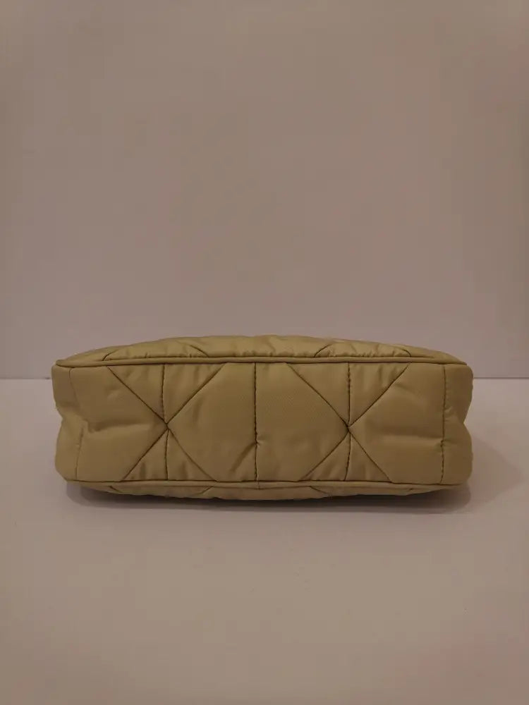 Prada Re - Edition Quilted Multi Pochette Beige Nylon Crossbody Bag