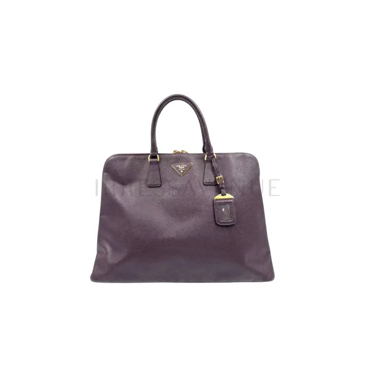 Prada Saffiano Lux Promenade Bag Hand