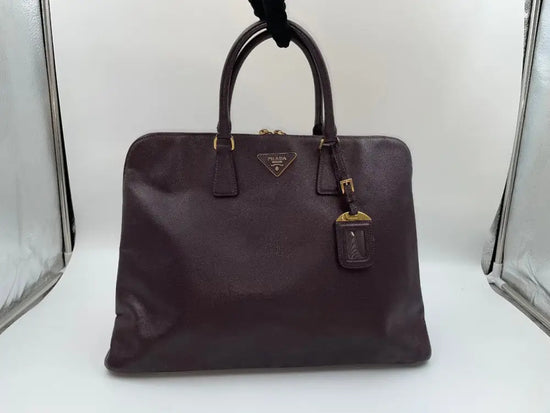 Prada Saffiano Lux Promenade Bag Hand