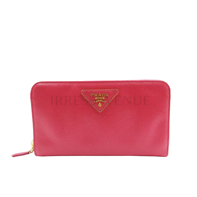 Prada Long Wallet Peonia