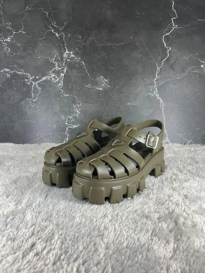 Rada Rubber Foam Monolith Army Green Shoes