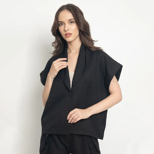 Rhea Oouter Black L/Xl Clothing