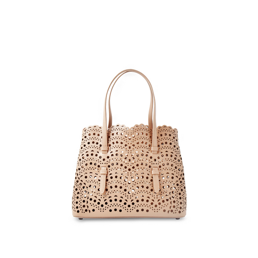 Mina 25 small vienne wave tote bag Sable