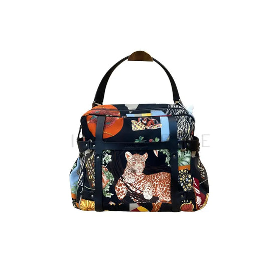 Salvatore Ferragamo Animals Tote Multicolor Handbag