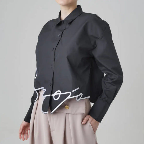 Sroja Top Shirt Black S Clothing