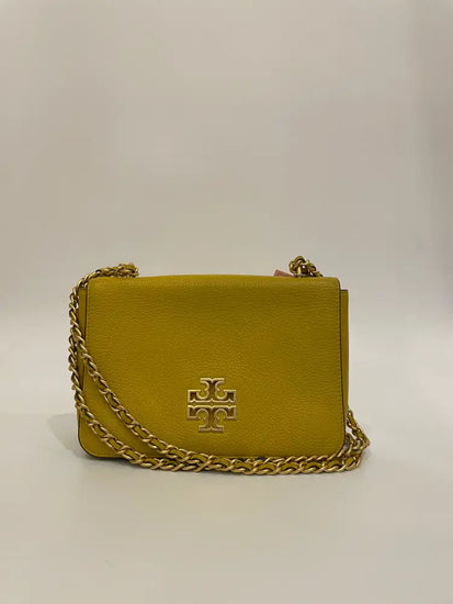 Tory Burch Britten Yellow Shoulder Bag