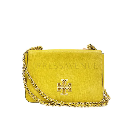 Tory Burch Britten Yellow Shoulder Bag